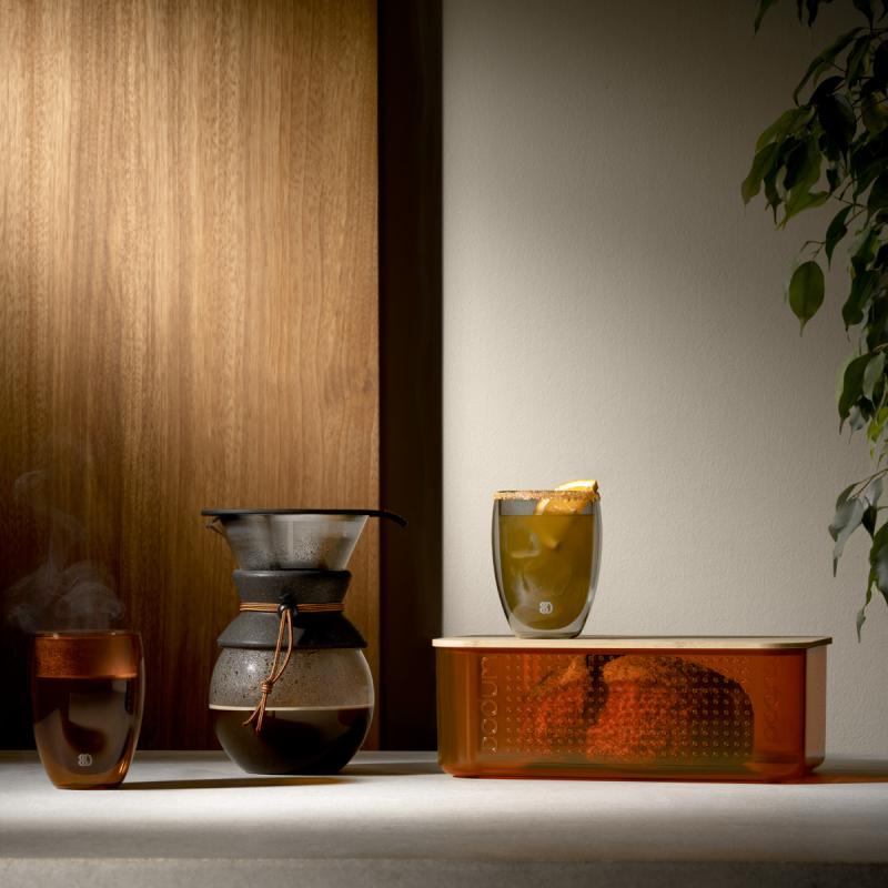 Pavina glass 35 cl 2 stk grå