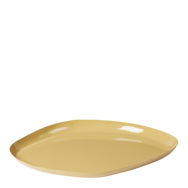 Mie dekorfat stort 39x32 cm taupe sand