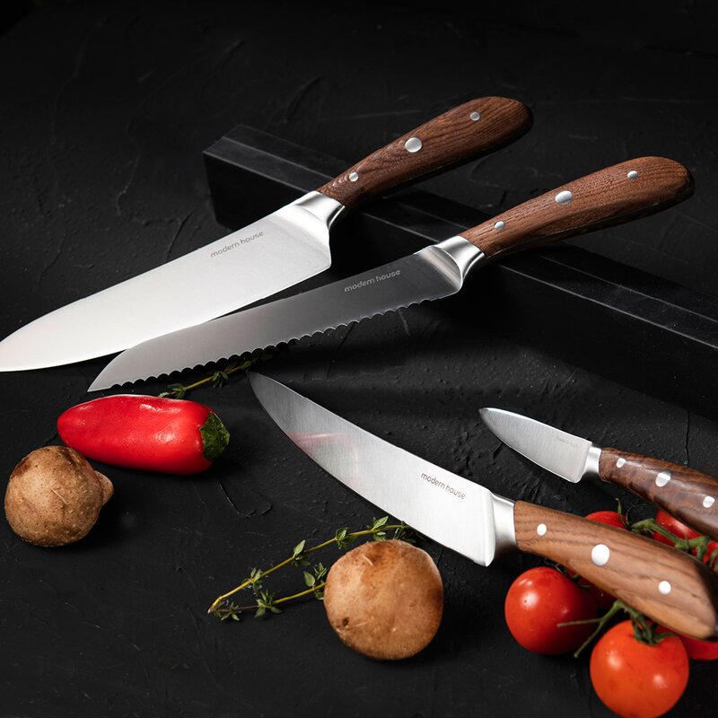 Nord brødkniv 20 cm natur/stål