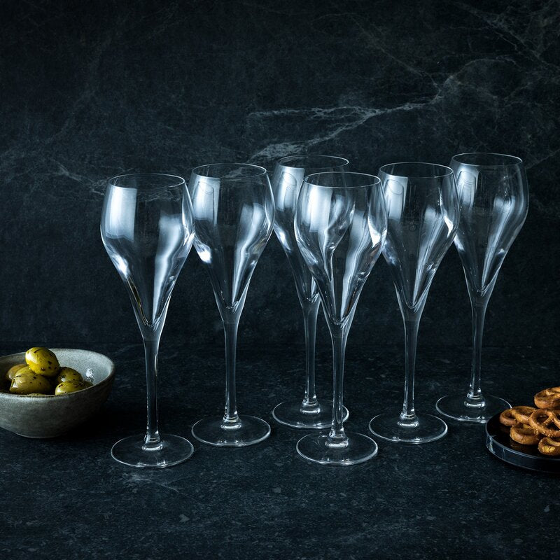 Bubbles champagneglass 16 cl 6 stk klar