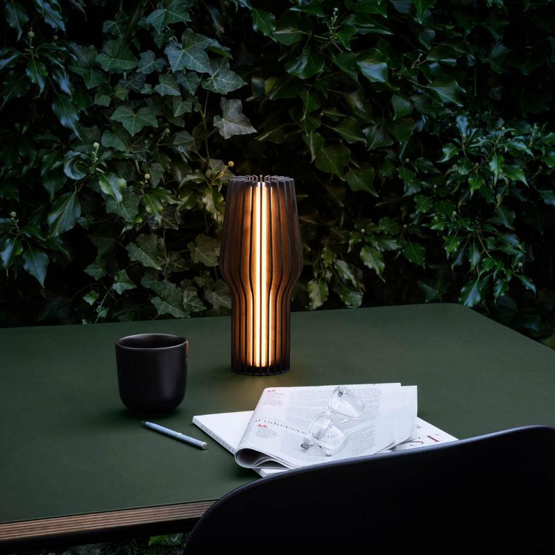 Radiant LED batteri lampe smoked