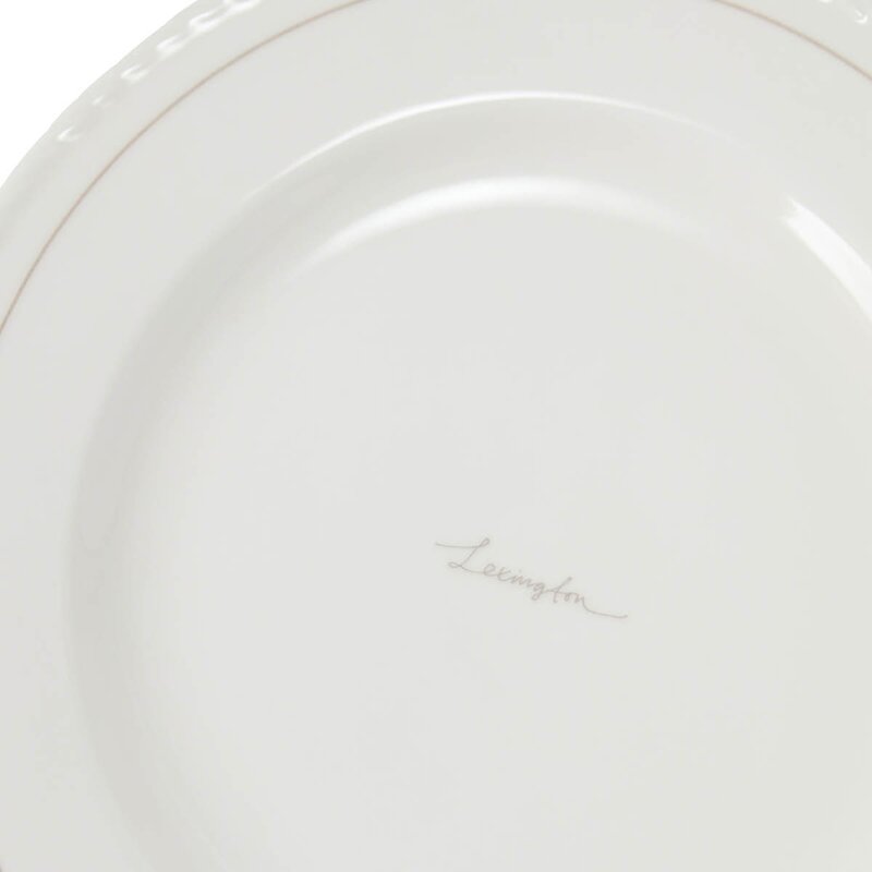 Icons desserttallerken 22 cm 4 stk hvit/beige