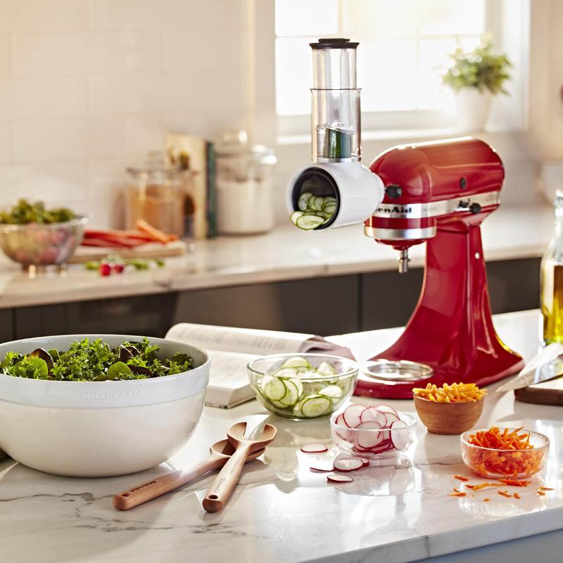 Accessory fresh prep skjære/rivetilbehør 5KSMVSA blank/hvit