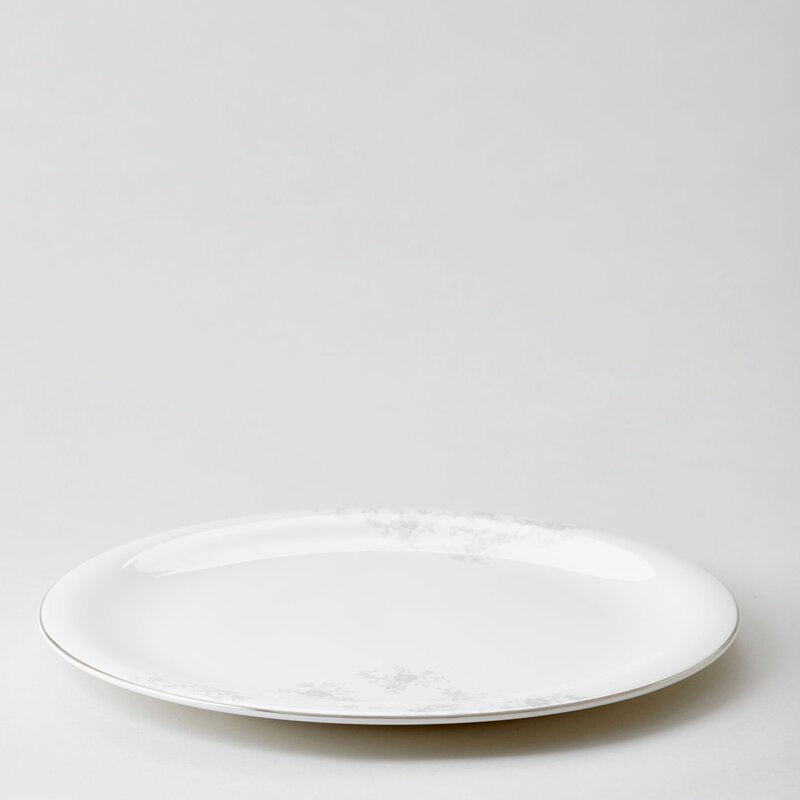 Angelina Platinum rundt fat 32,5 cm