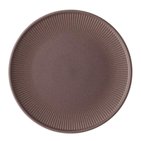 Clay tallerken 22 cm rust