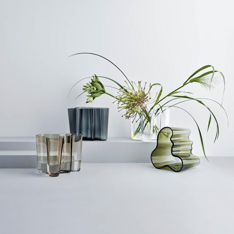Alvar Aalto vase 16 cm klar