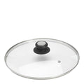 Glasslokk med bakelitt knott 28 cm