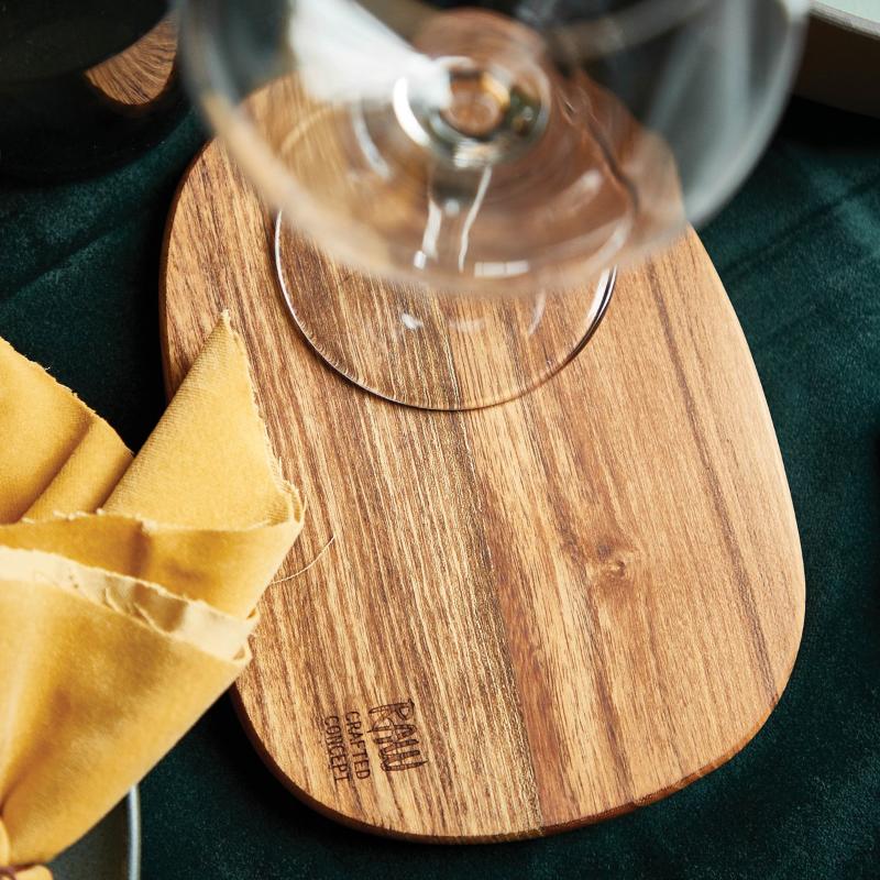 RAW Teak smørebrikker 19x14x1 cm 2 stk