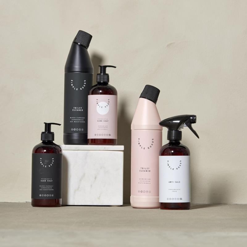 Geranium oppvasksåpe 450 ml pumpeflaske lys rosa