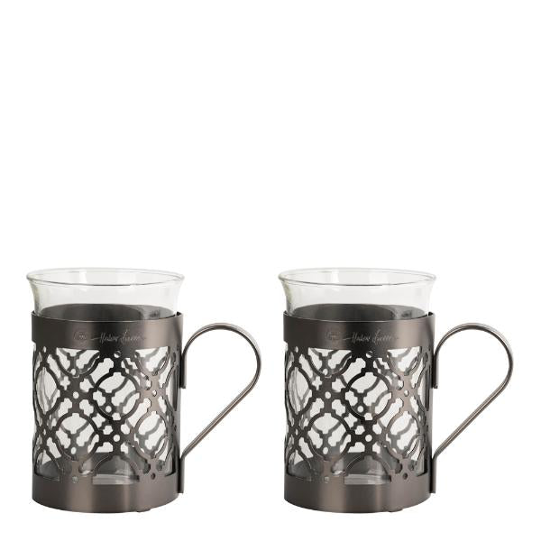 Cape drinkglass 2 stk 25 cl gunmetal