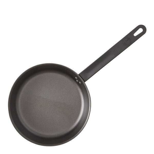 Stekepanne i kullstål 24 cm svart