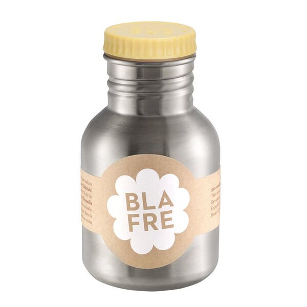 Stålflaske 300 ml lys gul