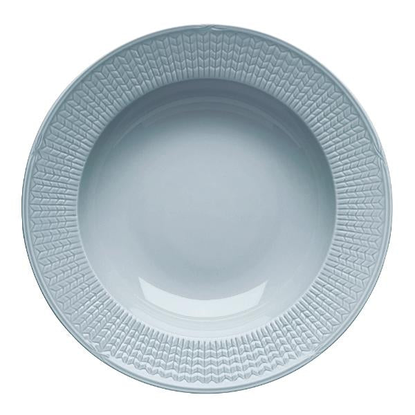 Swedish Grace dyp tallerken 25 cm is/grå