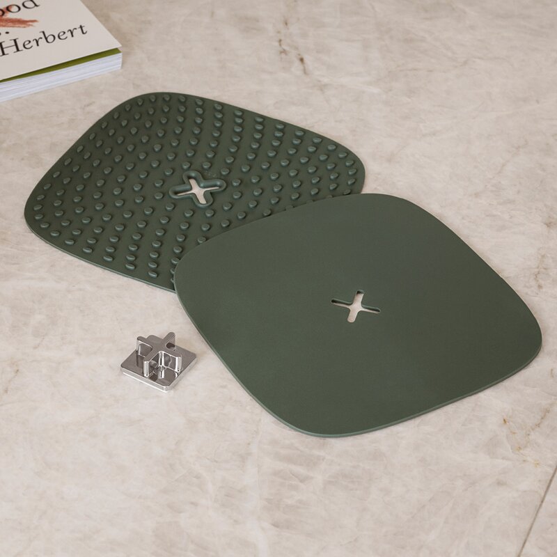 Green Tools grytekluter med krok 18x18 cm grønn