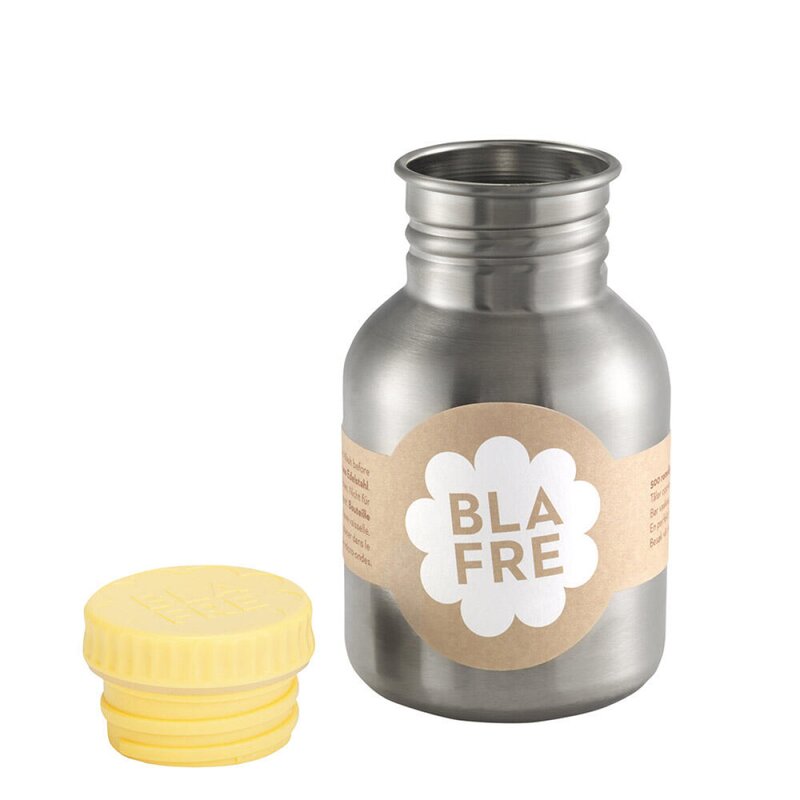 Stålflaske 300 ml lys gul