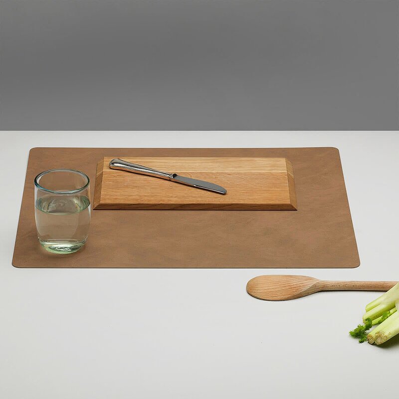 Square Nupo spisebrikke L 35x45 cm natur