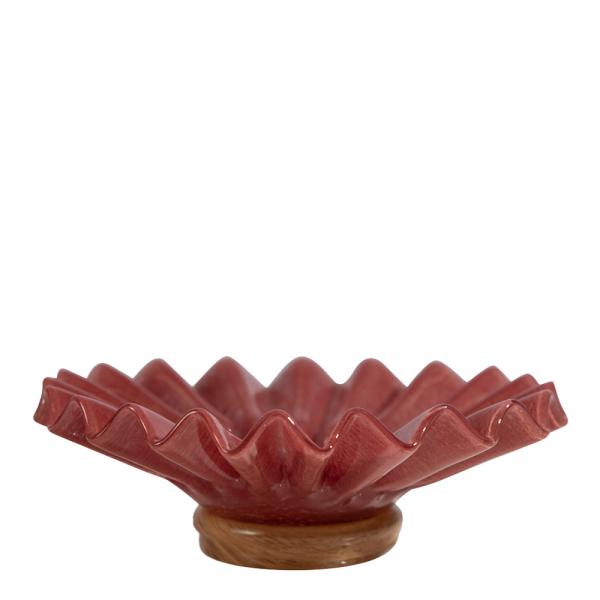Lori skål 14 cm bordeaux