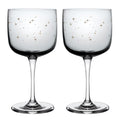 Winter Glow rødvinsglass med stjernedekor 2 stk 27 cl