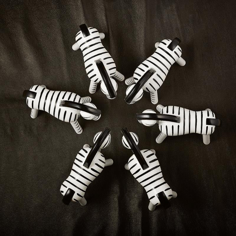 Zebra 14 cm svart/hvit