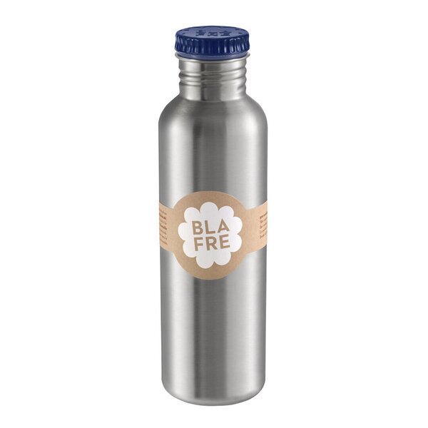 Stålflaske 750 ml marineblå