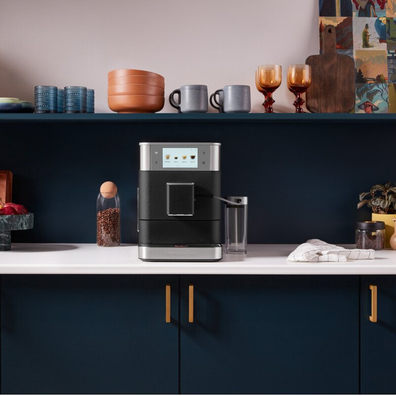 Espressomaskin helautomatisk KF8 cast iron black