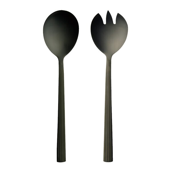 RAW salatsett 2 deler matte black
