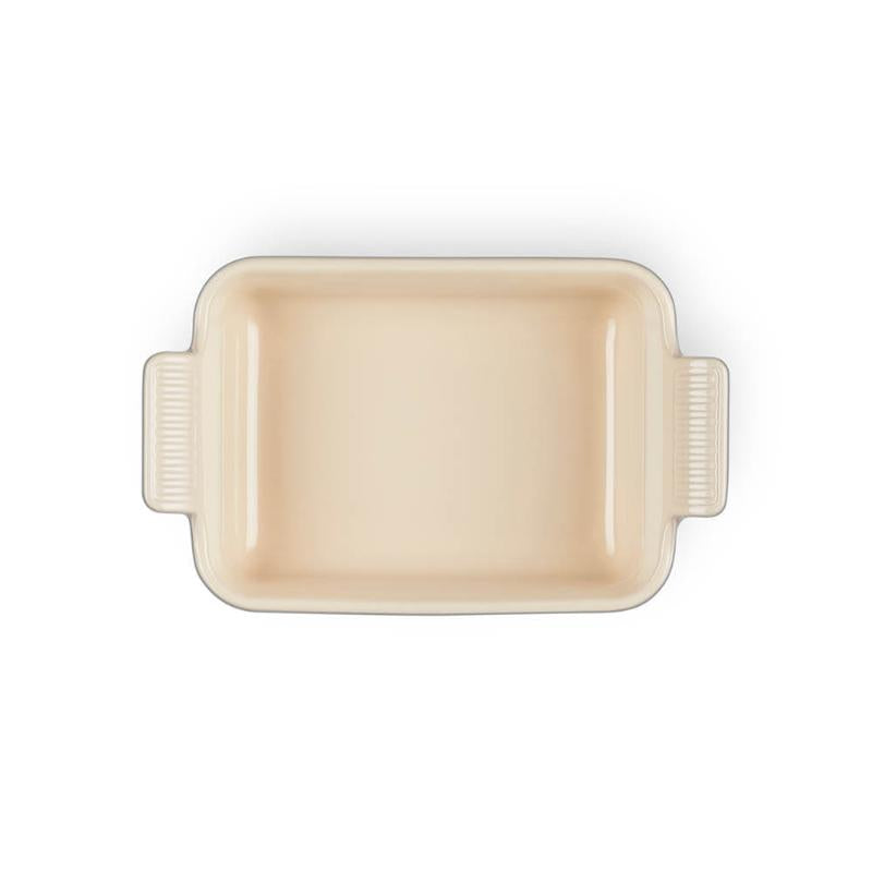 Heritage rektangulært fat 24x19 cm flint