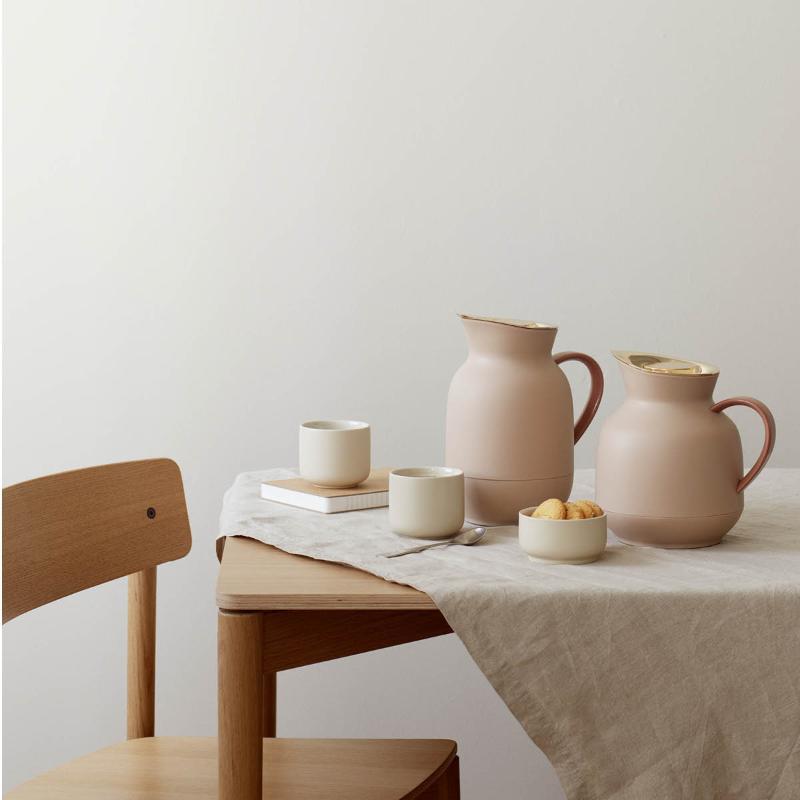 Amphora termokanne høy 1L peach
