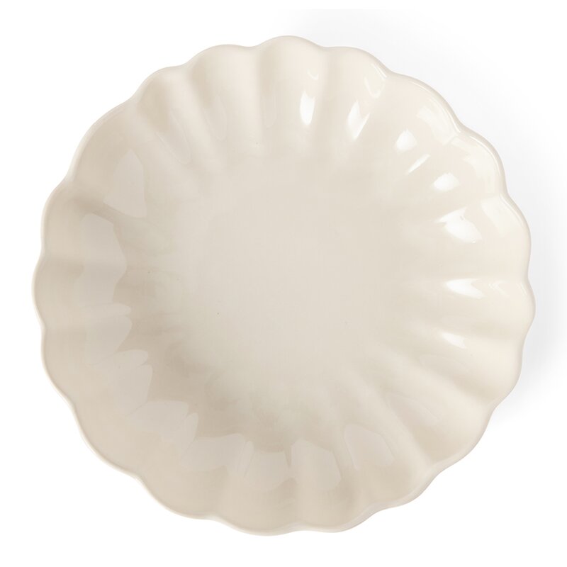 Lotus pastatallerken 21,5 cm krem