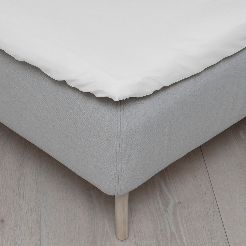 Formsydd laken 90x200 cm hvit