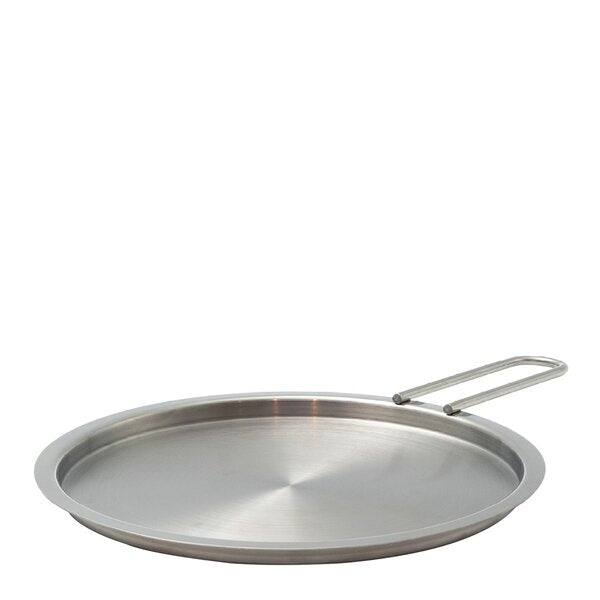 Tallerkenlokk 20 cm rustfritt stål