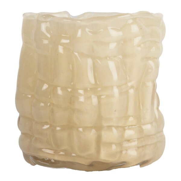 Lara lysholder 10 cm beige