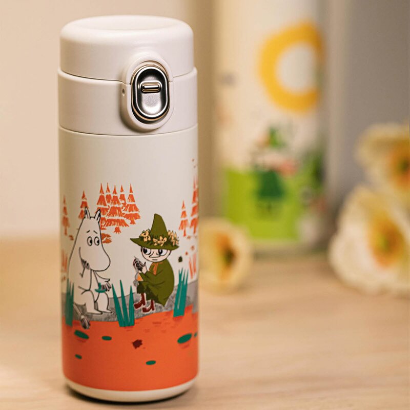 Mummi termokopp 32 cl oransje/hvit