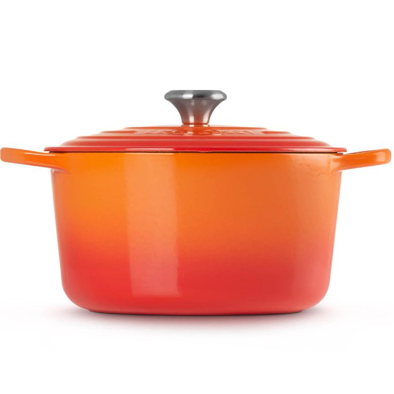 Signature støpejernsgryte rund 26 cm 6,3L volcanic