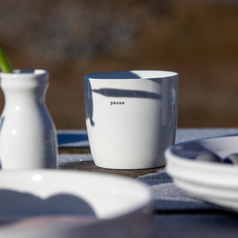 Krus pause 30 cl hvit