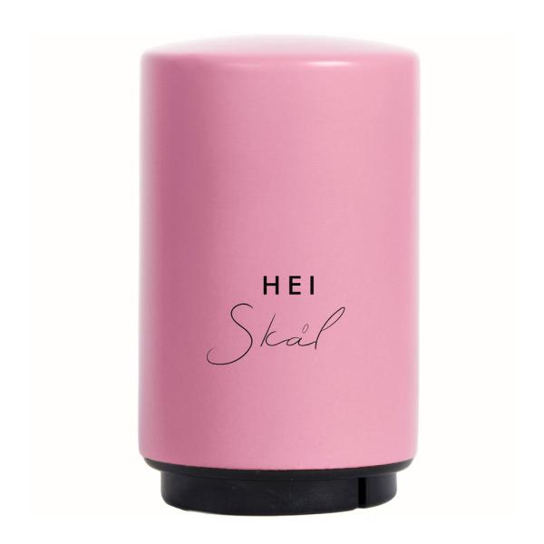 Automatisk flaskeåpner hei skål rosa