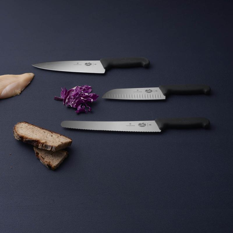 Fibrox slaktekniv 18 cm svart