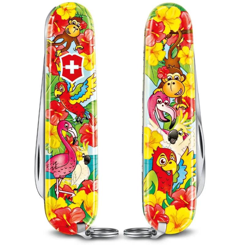 My first victorinox lommekniv 9 funksjoner flamingo