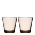 Kartio glass 21 cl 2 stk lin