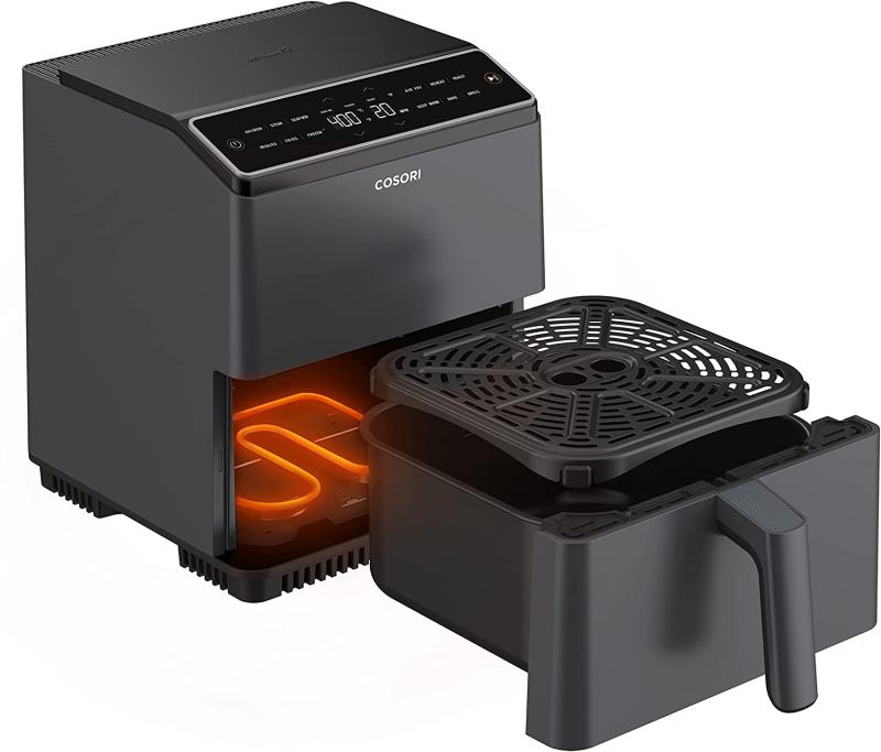 Dual Blaze airfryer 6,4L/2,5 kg mørk grå