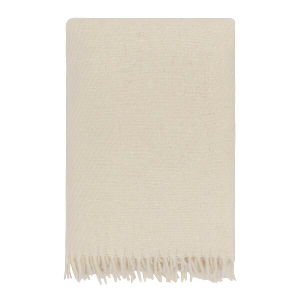 Falketind ullpledd 120x180 cm offwhite