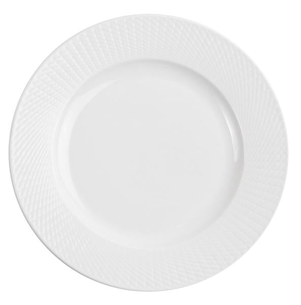 Victoria tallerken flat 20,5 cm hvit