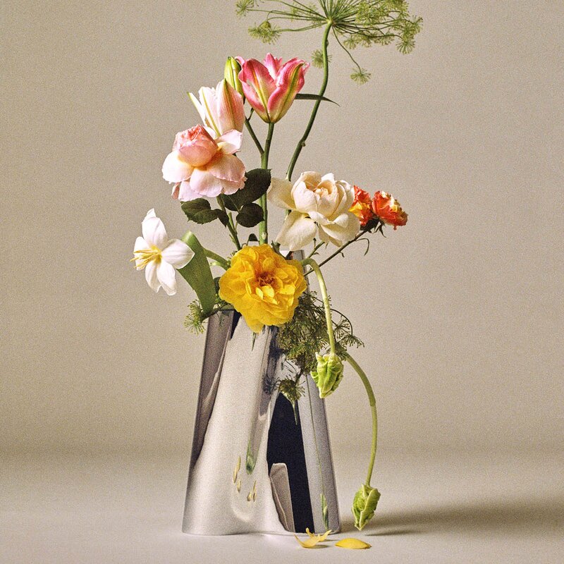 Lituus vase medium 34 cm blank
