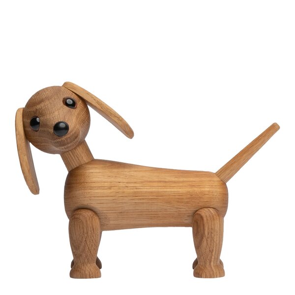 Snap trefigur dachshund 12 cm