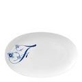 Alfabet oval tallerken F 23 cm