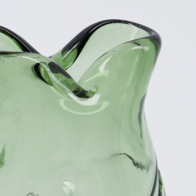 Fish vase 27,5 cm grønn