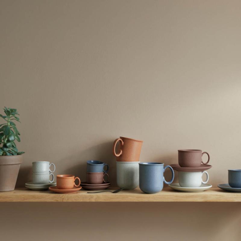 Clay espressoskål rust
