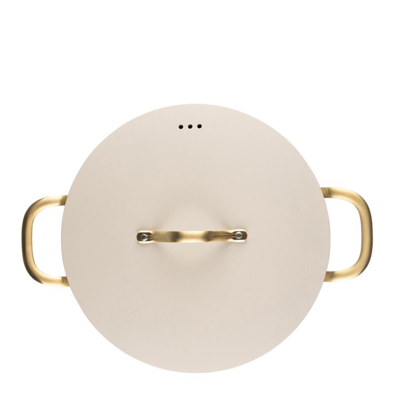Royal Pearl gryte med lokk 4,1L hvit