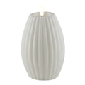 Stripe LED kubbelys 15x10cm hvit