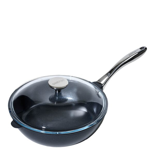 Traktørpanne 26 cm mørk grå